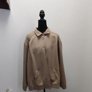 Alfred Dunner Tan Trench Coat